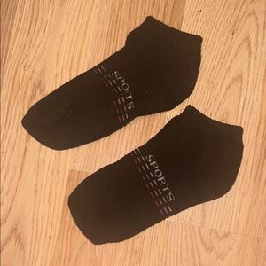 Black Sports Ankle Socks